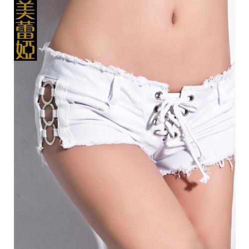 New Arrival 2015 Short Jeans Hot Fashion Women Sexy Low Waist shorts Feminion Hollow Out Hole Bodycon Super Mini Denim Shorts