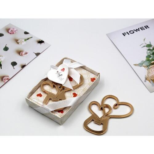 Bottle Opener Golden Alloy Tool Wedding Party Birthday Baby Shower Favor Gift Souvenirs F20173940