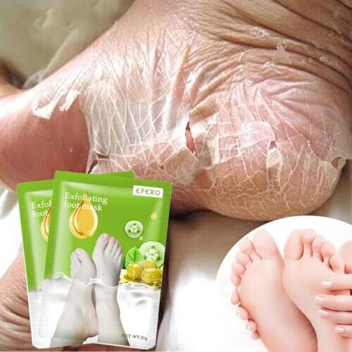 1 pair Exfoliating Foot Mask Pedicure Socks Scrub for Feet Mask Remove Dead Skin Heels Foot Exfoliating Mask for Legs feet care