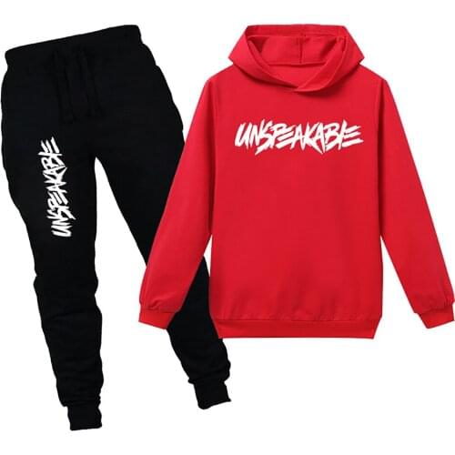 Cartoon Print Pullover Sweatersuits For Boys Girls New Fashion Casual Sports Tracksuit Sets Teenager Kids Autumn Clothes