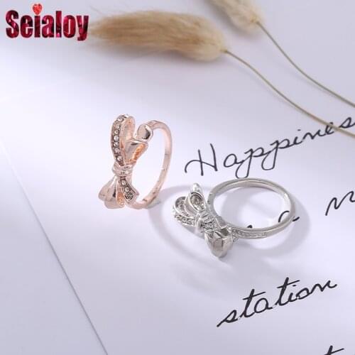 Seialoy Women's Gold Rings