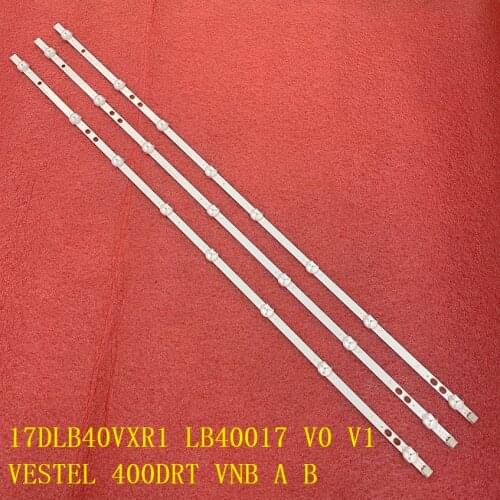 3 PCS/set LED backlight strip for Toshiba 40L3653DB 40L1653DB Bush LED40287FHDCNTD DLED40287FHD LB40017 V1 V0_05 17DLB40VXR1