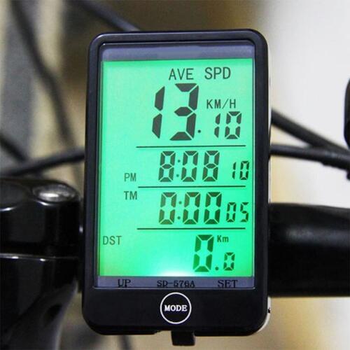 Cycling Bike Wireless Computer Rainproof Multifunction Riding Bicycle Odometer Cycling Speedometer Stopwatch Backlight