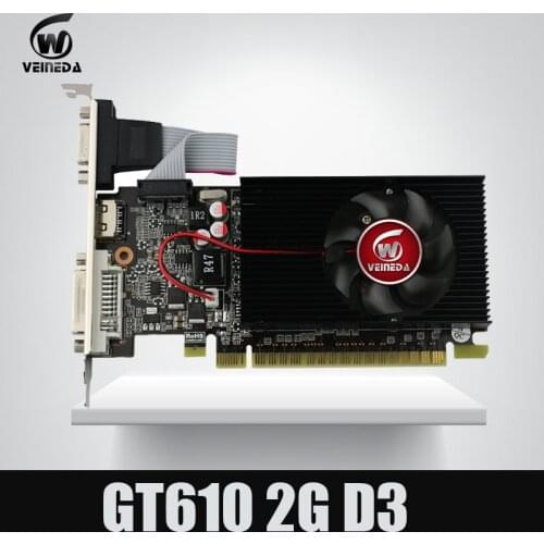 Video graphics card GT610 1GB DDR3 Graphics Cards for nVIDIA Geforce GT610 1GB DDR3 Dvi Cards