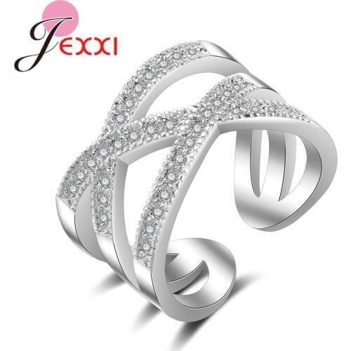 New Fshion 925 Sterling Silver Ring For Men Women Pave Shiny Micro Crystal Fine Top Casual Wedding Anniversary Gift Anel