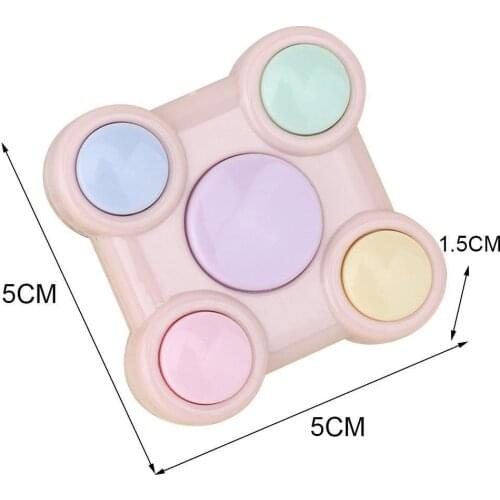 1PC Adults Kids Stress Relief Toy Portable Colorful Gamepad Shape Memory Maze Cube Gadget Keychain Educational Breakthrough Game