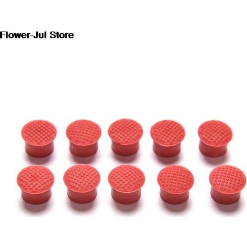 10pcs Laptop Nipple Rubber Mouse Pointer Cap for IBM Thinkpad Little TrackPoint Red Cap for Lenovo Keyboard Trackstick Guide