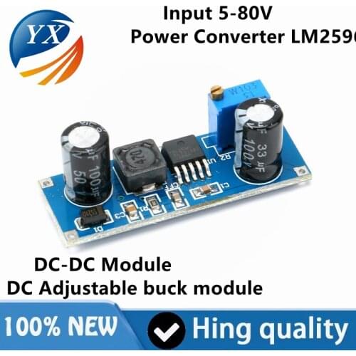 10pcs/DC-DC Power Converter XL7015 DC Adjustable Buck Power Module Input 5-80V Super LM2596