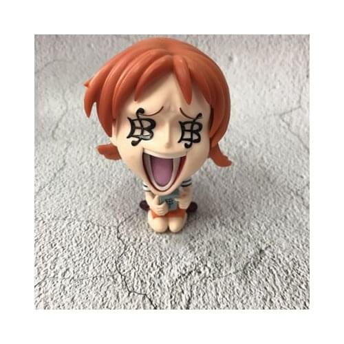 9cm One Piece Nami Count money Action figure toys doll Christmas gift with box
