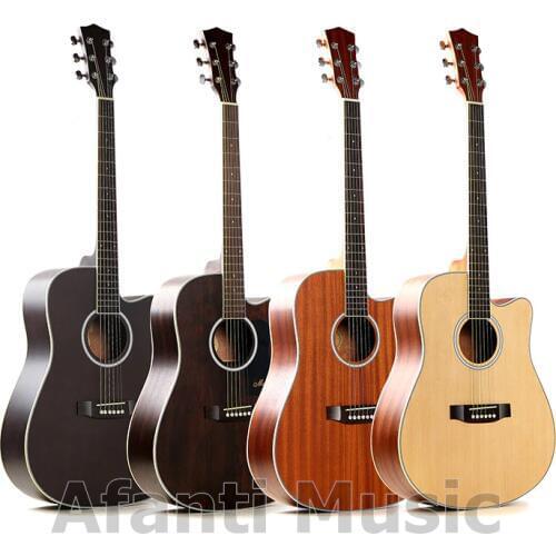 Afanti Music 41 inch matt finish Acoustic guitar (WY-015)