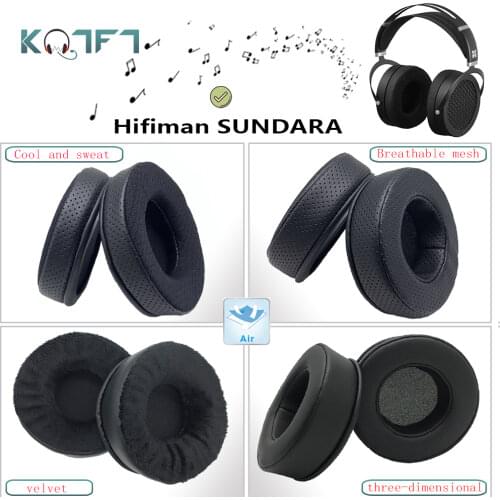 KQTFT Velvet Replacement EarPads for Hifiman SUNDARA Headset Parts Earmuff Cover Cushion Cups