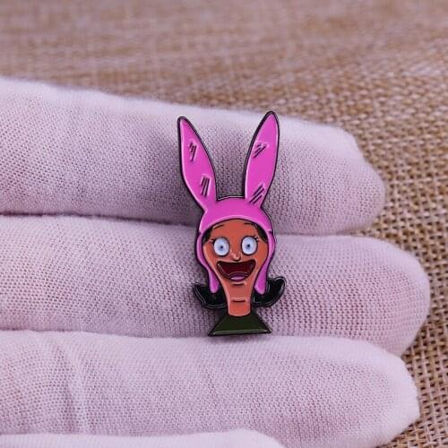 Ｃomplaning Ｂob Ｅnamel Ｐin Ｃartoon Ｂrooch Ｆor Ｌapel Ｃoat Ｂadge