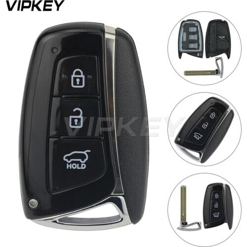 Remotekey 3 button for Hyundai Santa Fe ix45 2013 2014 replacement Smart case cover shell