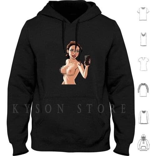 Busty Teen Hentai Anime Hoodie long sleeve Cotton Teen Busty Hentai Anime Boobs Young Girls Tits