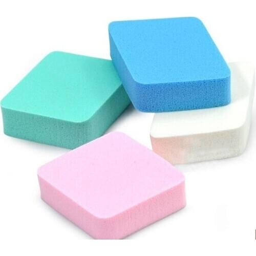 Good quality mini Rhomb face powder puff facial puff as makeup cotton pad for lady Cosmetic sponge puff accessory products