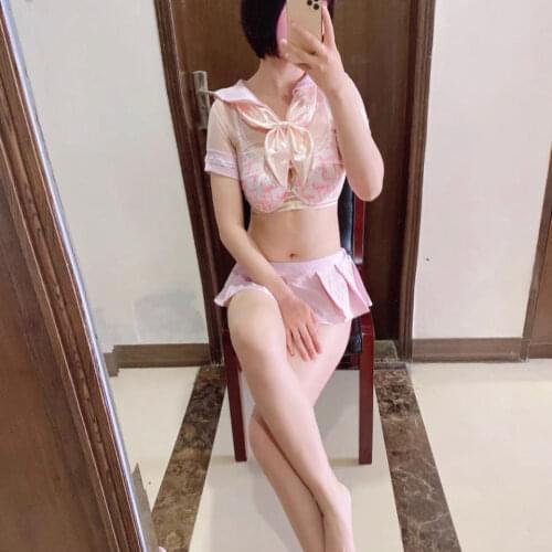 Sexy Underwear Set School Girl Cosplay Lingerie Outfit Miniskirt Student Ladies Erotic Costumes Dress Outfit Short Top for Women