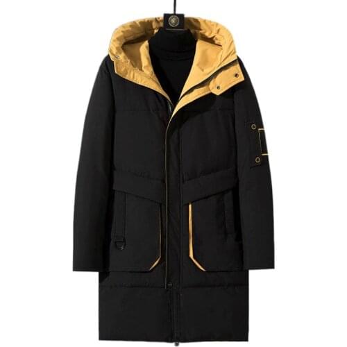 2021 winter new high quality thick warm mens long hooded cotton coat jacket brand clothing loose Parka big size 5XL 6XL 7XL 4XL