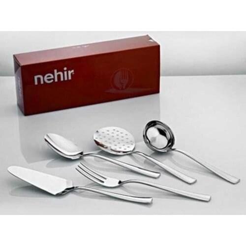 5 Pieces Stainless Steel Kitchen Cutlery Set Utensils Set of 5 High Quality Made in Turkey