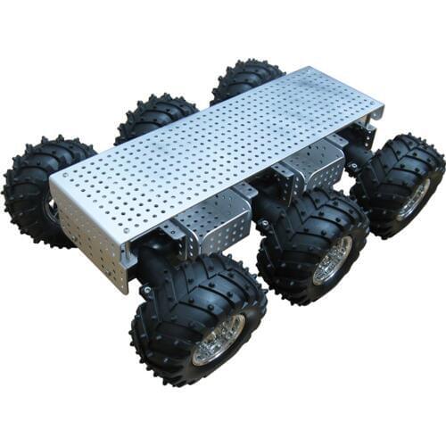 DAGU Education Robot 6WD Wild Thumper Chassis (Black Body With 34:1 Gearbox)