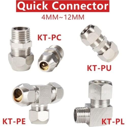 4/6/8/10/12mm Pneumatic fitting EU type Quick push in connector High pressure coupler work on Air compressor High-quality