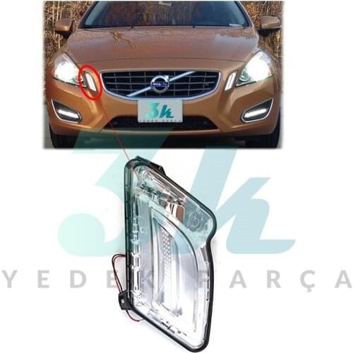 Volvo S60 V60 Right Daytime Running Led 2011 2012 2013 Fog Lamp