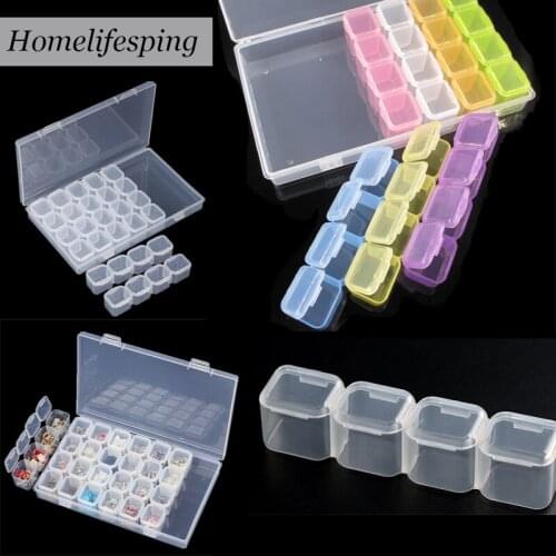 Lattices Storage Organizer Dismountable Diamond Embroidery Accessories Diamond Painting Boxes Home Storage Cross Stitch Cases