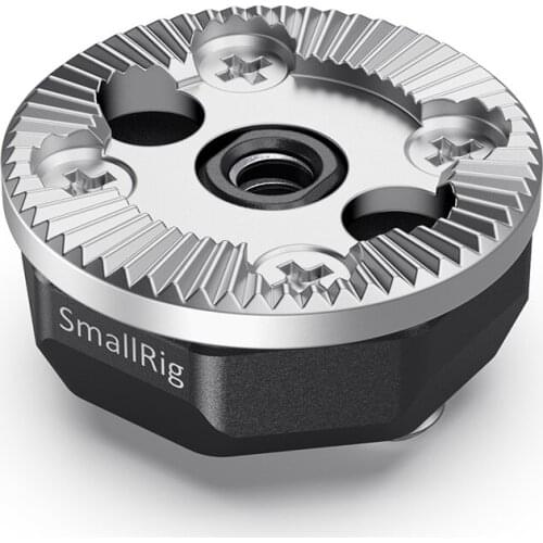 SmallRig Arri Standard Rosette Bolt-On Mount (M6 Thread) for Rosette Side Handle Monitor Holder Attach 2804