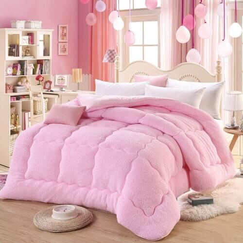 Feather Velvet Quilt Cashmere Quilt Core Thickening Winter Quilt Student Bedding Adult Cotton Quilting Technology keep warm