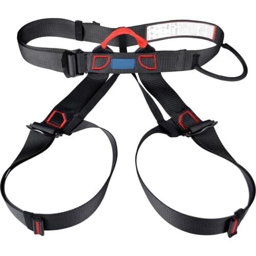 Outdoor Climbing Harness Half Body Seat Belt For Downhill Rock Mountain Climbing Caving Fire Rescuing Work At Height