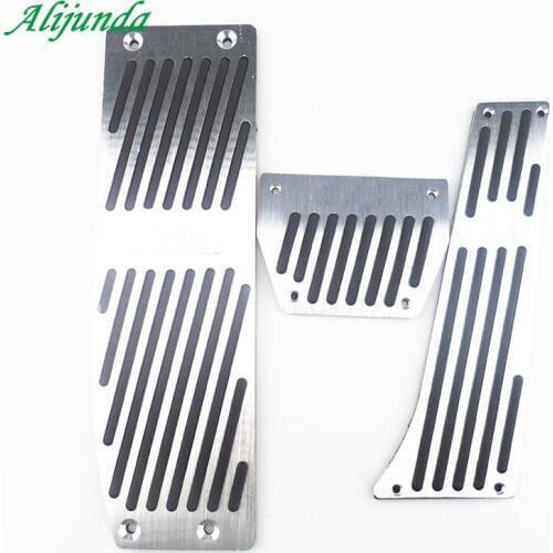 High quality Aluminium Alloy Rest Gas pedal Brake Pedal AT MT for BMW X1 M3 E39 E46 E87 E84 E90 E91 E92 Car-Styling accessories