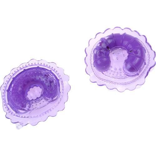 2PCS 6.5X6.5CM Female Masturbation Breast Enlarge Stimulating Breast Massager Adult Products Nipple Clamps Stimulator