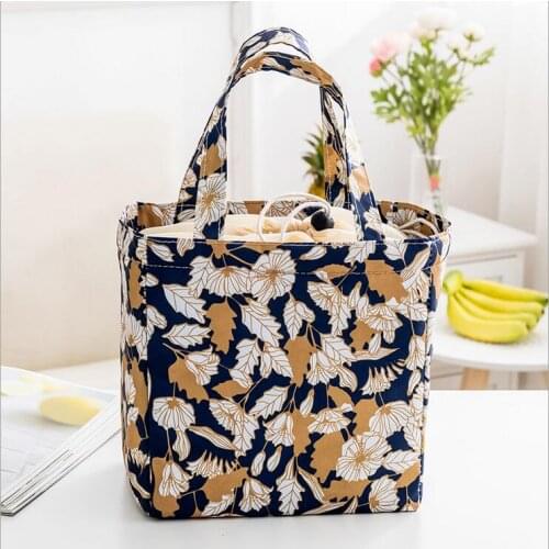 Waterproof Convenient Leisure Bag Cute Tote 1Pc New Fresh Insulation Cold Bales Thermal Oxford Lunch Bag
