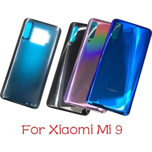 Back Cover For Xiaomi Mi 9 Mi9 Back Battery Glass Cover Mi 9 Rear Door Housing Case Redmi 9C Back Battery Cover