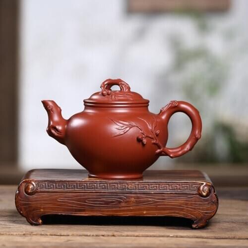 Zisha teapot Yixing handmade famous Zisha teapot handmade Zisha teapot red clay Dahongpao primrose teapot