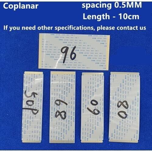 10Pcs/Lot 0.5mm Pin Pitch 50P 60P 68P 80P 96P t-con board connect cable FFC/FPC Cable flexible flat cable for LCD Logic Board