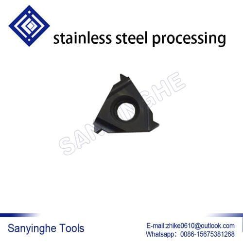 Free shipping 10pcs/lots 18NPT 11NR / 18NPT 16NR / 18NPT 16ER cnc carbide turning inserts threading inserts for stainless steel
