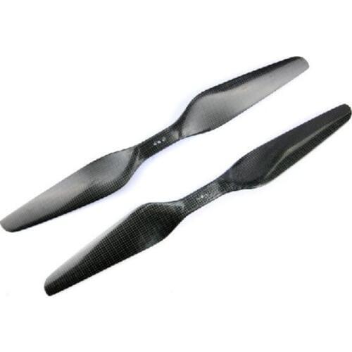 18 x 5.5 inch Wide Blade, 3-hole Direct Mounting 3K Carbon Propeller Set (one CW, one CCW) for Multicopter Free Shipping
