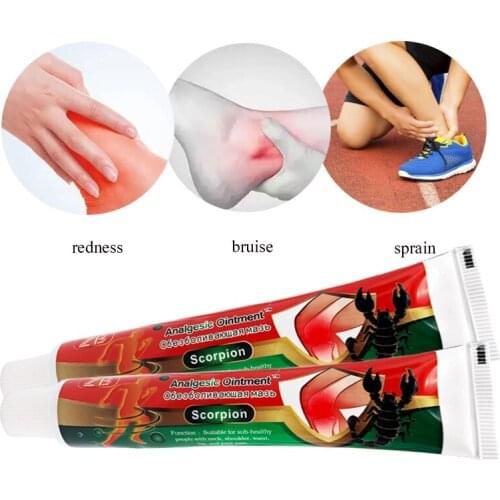 3PCS New Scorpion Ointment Pain Relief Ointment Herbal Cream For Rheumatoid Arthritis Joint Muscle Rub Medical Plaster