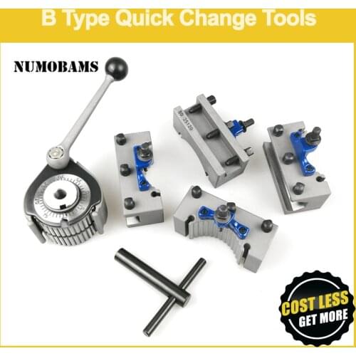 45# steel B Type Quick Change Tools/Tool Holder for 300-500 Swing over Bed Lathe/Metal Tool Carrier/Fine Grinding Tool Post