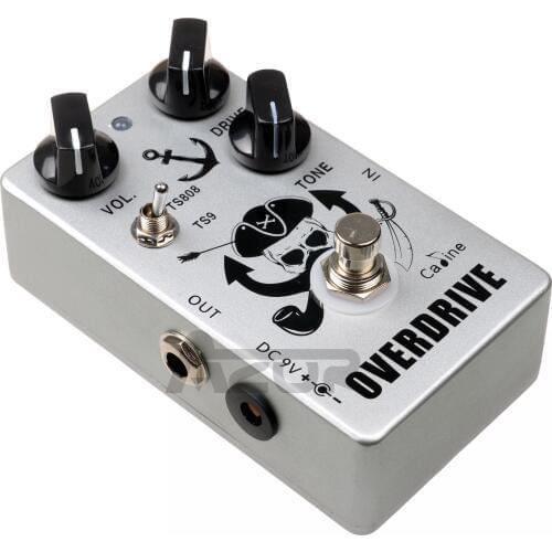 CP-76 Captain Silver Overdrive Guitar Pedal Tube Screamer 9V Effect Pedal TS808 or TS9 Setting Guitar Accessories True Bypass