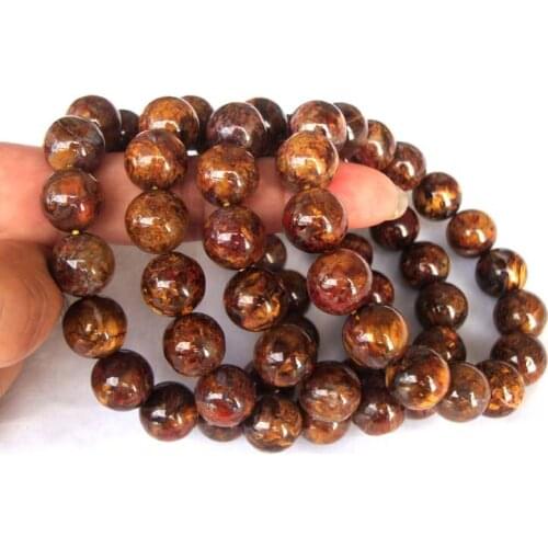 Free Shipping Natural Pietersite Round 13mm Beads Bracelet Women Jewelry Accessories Weddings Parties Birthday Gift