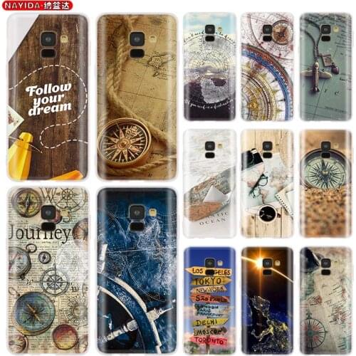 Phone Case for Samsung galaxy A21 A31 A41 A51 A71 A90 A80 A70 A60 A50 A40 A30 A20 A10 Matte soft Cases World Map Travel Plans