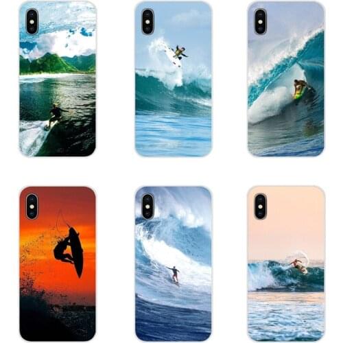 Accessories Shell Case For Samsung A10 A30 A40 A50 A60 A70 Galaxy S2 Note 2 3 Grand Core Prime surf surfing surfer surfers waves