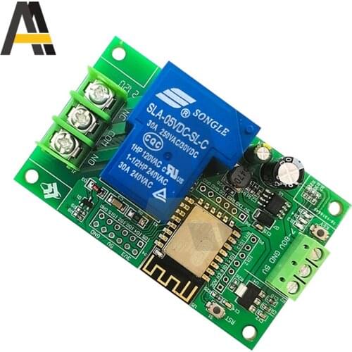 ESP8266 ESP-12F DC 7-80/5V 30A 1 Way Channel WiFi Relay Module Things IOT Smart Home Remote Control Switch Wireless Module Phone