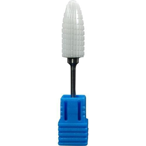 EasyNail~1Pcs Big Head Ceramic Nail Drill Bits Mill Cutter Nail Files Nail Electric Drill Manicure Device Machine Medium