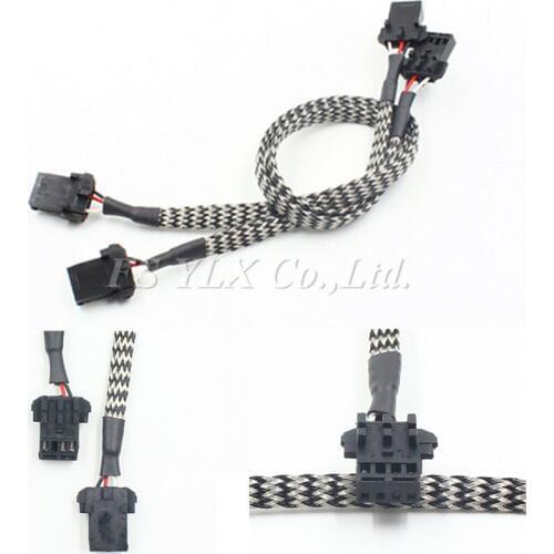 FSYLX 10pcs Anti-static interference D1S D3S HID Xenon relay cable for D1S D1R D3S HID headlihgt fog light Xenon Converter Wire