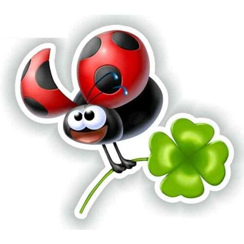 Personality Ladybug Fine Decal Personality Sticker Vintage Drag Racing Decal Sticker Car Styling Body for Car Decor Good Quality