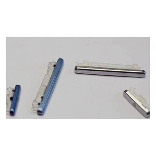 Power Volume Button Key for Samsung flex Galaxy S3 i9300 i9305 i535 i747 L710 T999 - Blue/Silver color