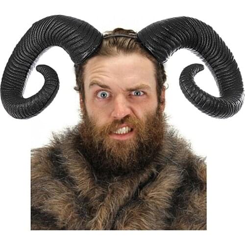 OX Horn Headband Detachable Hair Hoops Stylish Headdress Hair Accessories Party Favors Supplies for Festival Carnival