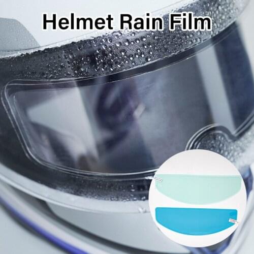 Helmet Clear Anti-Fog Patch Film Universal Lens Film For Motorcycle Visor Shield Fog Resistant Moto Racing Accessories